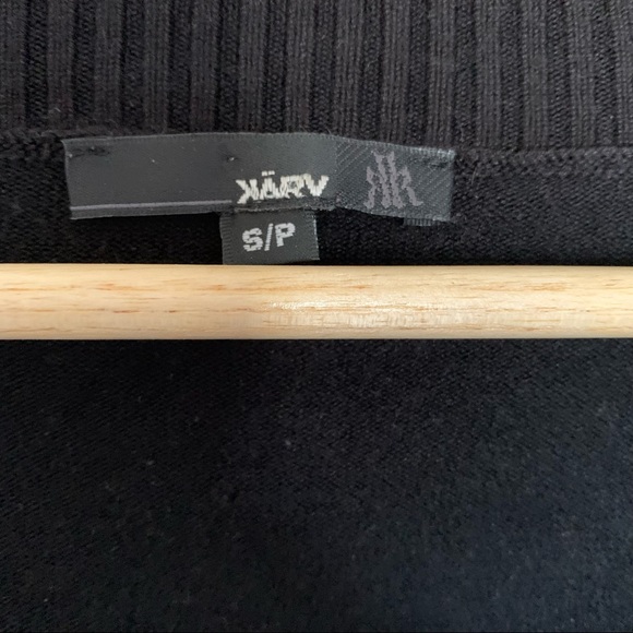 Black sweater with gold print in size small. - Picture 5 of 11